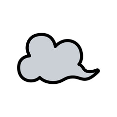 Cloud icon color line style