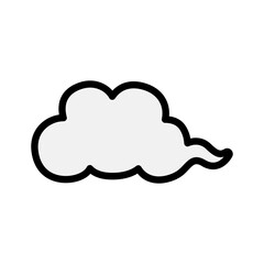 Cloud icon color line style