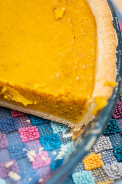 Preparing Squash Pie At Home