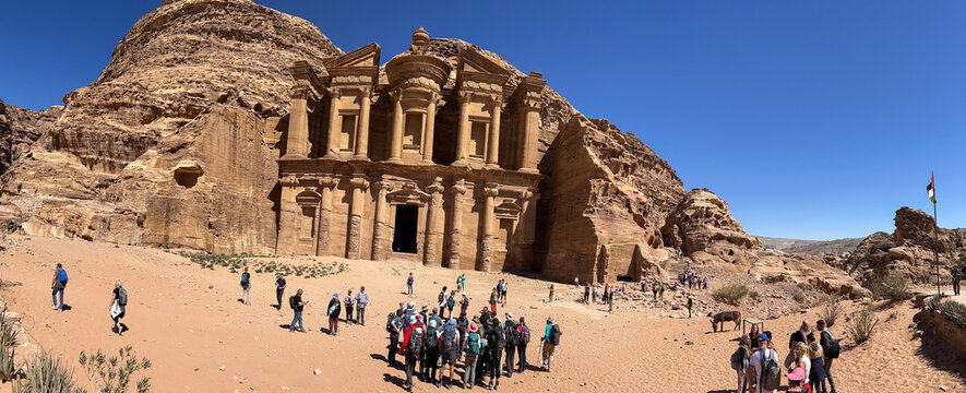 The Petra Monastery (Al Dayr), Petra Archaeological Park, UNESCO World Heritage Site, one of the New Seven Wonders of the World, Petra, Jordan