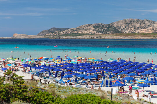 La Pelosa beach, Gulf of Asinara, Stintino, Sassari province, Sardinia, Italy, Mediterranean