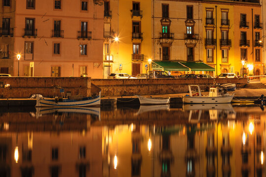 Temo River and old town of Bosa, Oristano district, Sardinia, Italy, Mediterranean