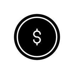 search dollar loupe , Button, Icon Money USA