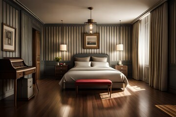 Obraz premium luxury apartment suite lounge