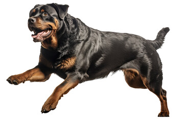 Obraz premium rottweiler looking isolated on white