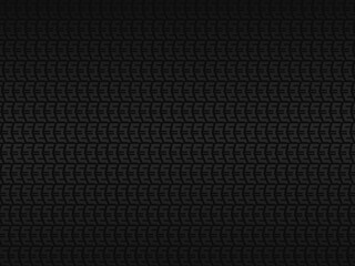 Black metal texture steel background. Perforated metal sheet.