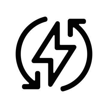 picto logo icones et symbole ecologie recyclage renouvlable electricite gras