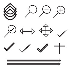 set of icons