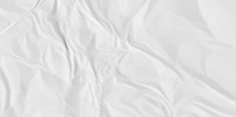 White crumpled paper texture . White wrinkled paper texture. White paper texture . White crumpled and top view textures can be used for background of text or any contents .