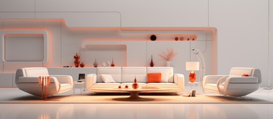 Contemporary design idea for indoor spaces