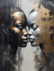 Black art, Beauty of Abstract African Women