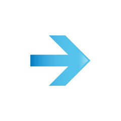 Blue arrow icon