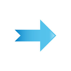 Blue arrow icon