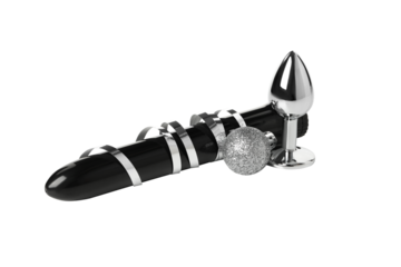 PNG, toys for adults in the Christmas table, isolated on white background.