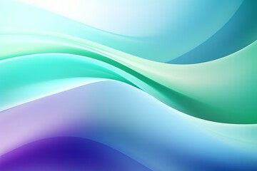 Blurred background with abstract gradient of purple, blue, and green colors. Generative AI