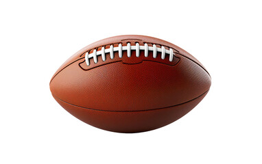 American Football on Transparent Background, PNG format