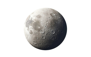 Moon on Transparent Background, PNG format