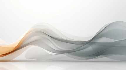 Elegant grey thin lines, half see-thtough, representing process flow, white background, vector graphic