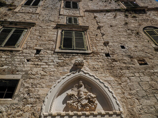 Medieval village of Sibenik, world heritage site in Croatia