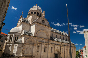 St James cathedral in Sibenik, world heritage site in Croatia