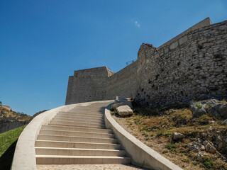 Fototapeta premium Fort of Medieval village of Sibenik, world heritage site in Croatia
