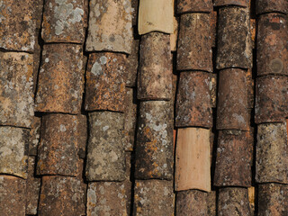 roof detail of Dubrovnik - Croatia medieval town