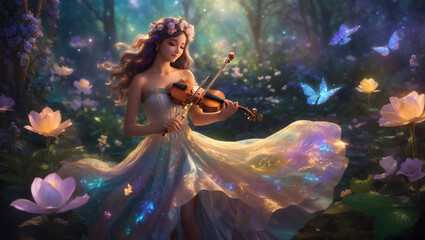 fantastical realm where magic and music intertwine seamlessly