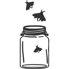 Glows Tracking Vintage Illustration Vector