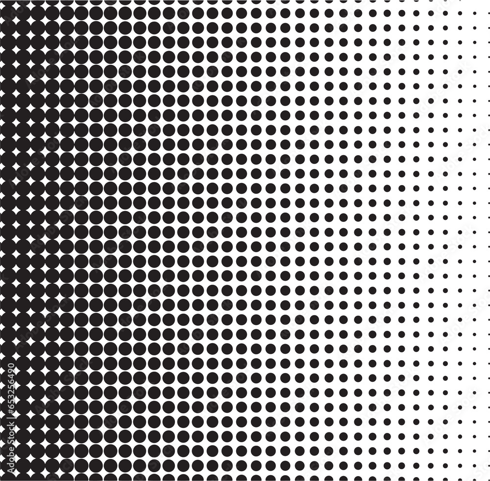 Poster halftone effect dot tone grunge effect abstract pattern texture vector graphic retro illustration. g