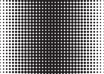 Halftone effect dot tone grunge effect abstract pattern texture vector graphic retro illustration. gradient halftone background art shape modern creative pop wallpaper.