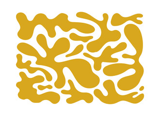 Vector illustration in simple Matisse naive and hippie groovy style, flowers and plants, floral botanic hand drawn design templates, frames and modern art prints, posters and placards