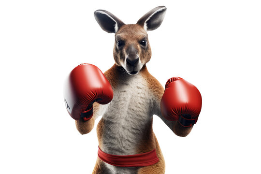 Boxing Kangaroo Sticker
