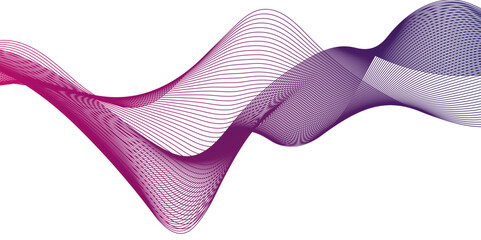 Abstract blend wave lines and technology background. Background lines wave abstract stripe design. White background, mesh abstract, vector soft blend.	