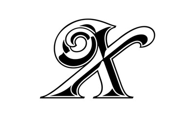 Letter X Logo Template Design