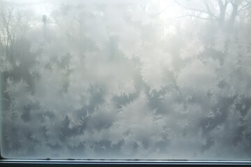condensation on a window from exhaled breath - obrazy, fototapety, plakaty