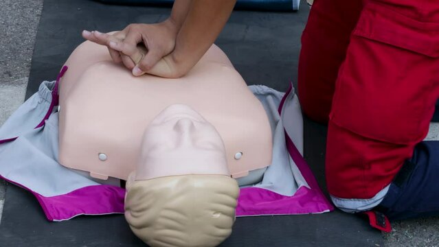First aid and Cardiopulmonary resuscitation CPR class