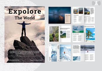 Expolore The World Magazine Template