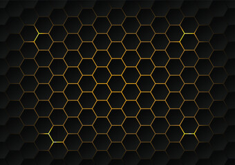 background with hexagon honeycomb luxury
