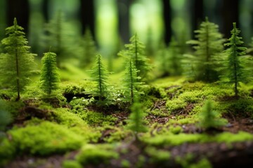 miniature forest indicating forest insurance