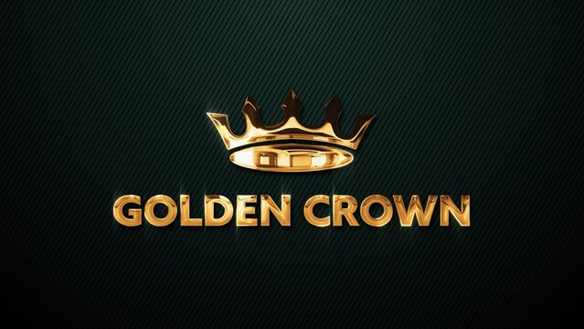 Golden Bling Elite Crown Title Intro Template