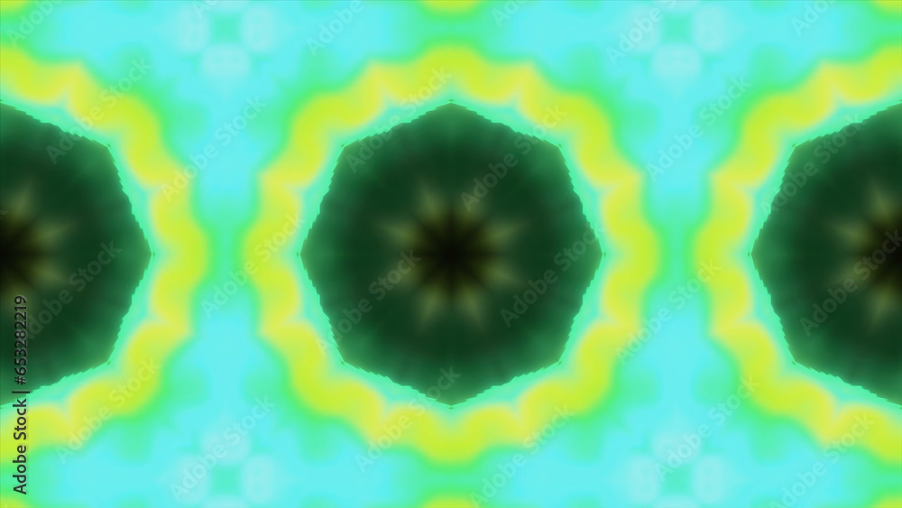 Poster multi-colored illumination. motion. visual fast-changing effects made in 3d format.
