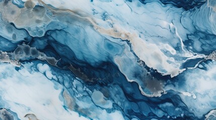 Fototapeta na wymiar abstract marble texture agate blue, ai