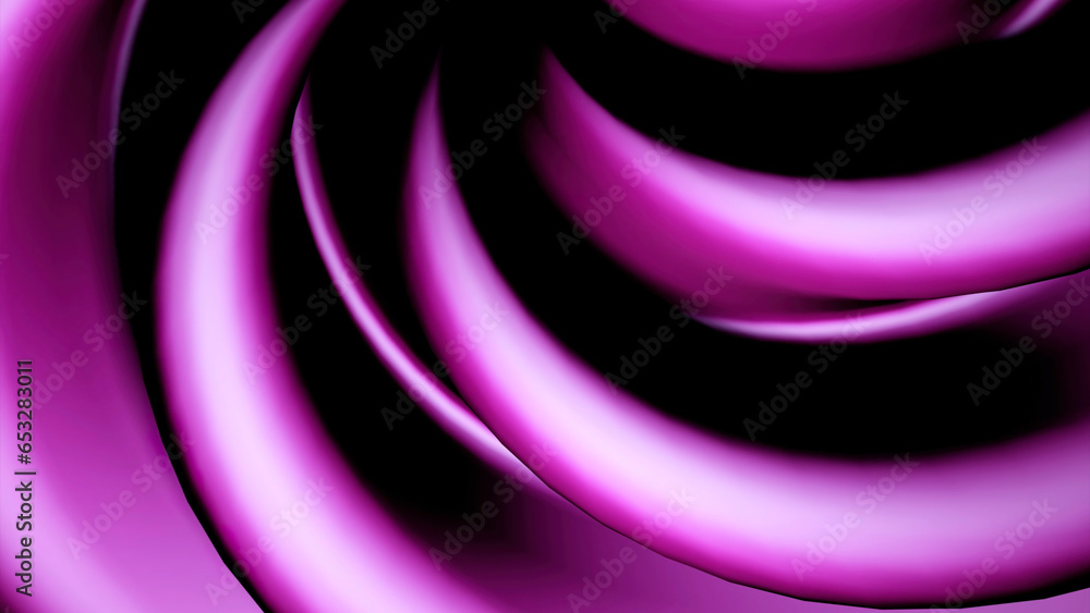 Poster rotating purple and red lines. design. a bright background made in abstraction that rotates in a cir