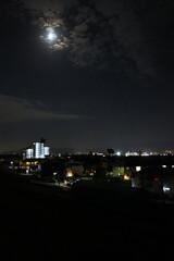 night traffic in the city