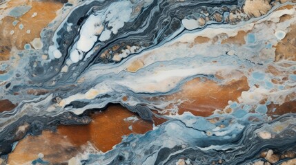 Obraz na płótnie Canvas abstract marble texture agate gold orange black, ai