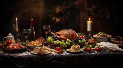 Repas de Noël, dinde de Noël