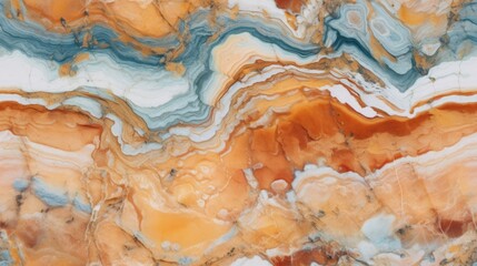 Fototapeta premium abstract marble texture agate gold orange, ai