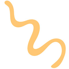Abstract squiggly element.