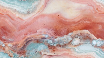 Obraz premium abstract marble texture agate red, ai