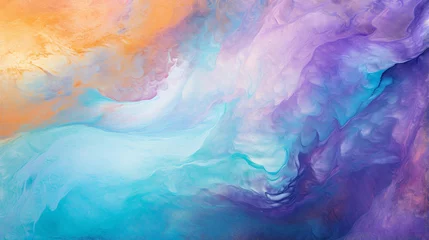 Foto op Canvas Abstract background texture of iridescent paints. © Swaroop